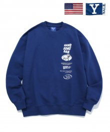 LAYOUT CREWNECK CLASSIC BLUE