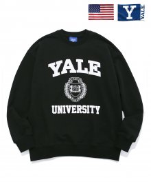 YALE UNIVERSITY CREWNECK BLACK