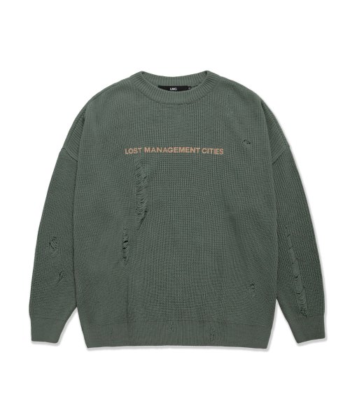 DAMAGE KNIT PULLOVER DAMAGE KNIT PULLOVER