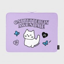 AWESOME CAT-PURPLE(15인치 노트북파우치)