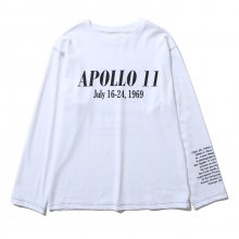 아폴로 소매 레터링 티셔츠 (DA3TSU041WH)