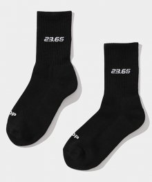 LOGO SOCKS BLACK