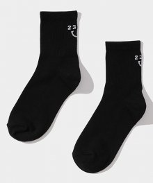 SMILE SOCKS BLACK