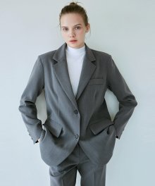 Classic Suit Single Jacket_Gray