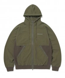 SP Raglan Zip Up Sweat Olive