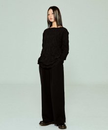 20AW REED PANTS - BLACK