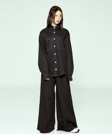 20AW WIDE PANTS - D/GREY