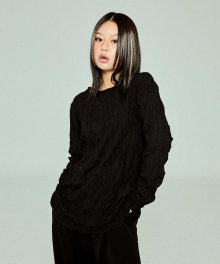 20AW CURL TOP - BLACK