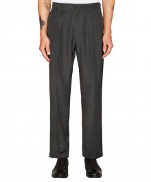 TOM SIDE CUT STRAIGHT CHARCOAL SLACKS