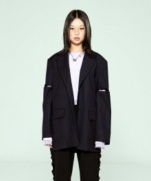 20AW LINE JACKET - NAVY