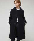 Cashmere Hood Coat - Black