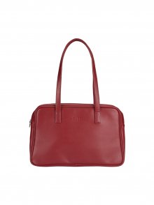 Trapezoid Shoulder Bag (burgundy)