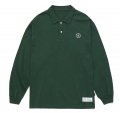 Circle Polo shirts (DEEP GREEN)