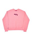 틱톡프렌즈(TIKTOK FRIENDS) 이즈굿 스웨트 셔츠 맨투맨 티셔츠 [그레이/핑크]