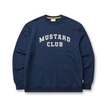 MUSTARD CLUB SWEATSHIRT(navy)