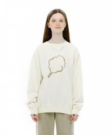 BIG CC OUTLINE SWEAT-SHIRT CREAM(CY2AWFM447A)