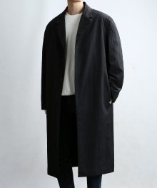 WRINKLE SINGLE CRAFT COAT (BLACK)