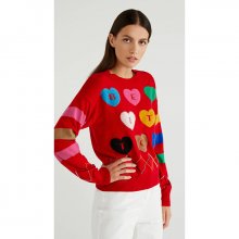 boucl heart logo with sweater_1135E1M32881