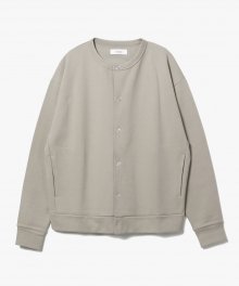 Cardigan Sweat Shirts [Light Khaki]