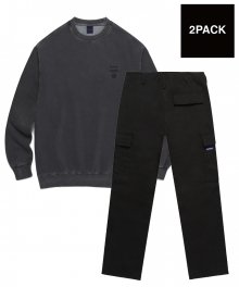 [PACKAGE] KEY SWEATSHIRT / CARGO PANTS 2PACK