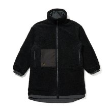 sad smile reversible fleece long jumper_CQUAW20811KHX