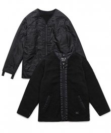 Reversible Quilted Jacket (Black)