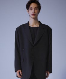 3Way Wrap Blazer - Black