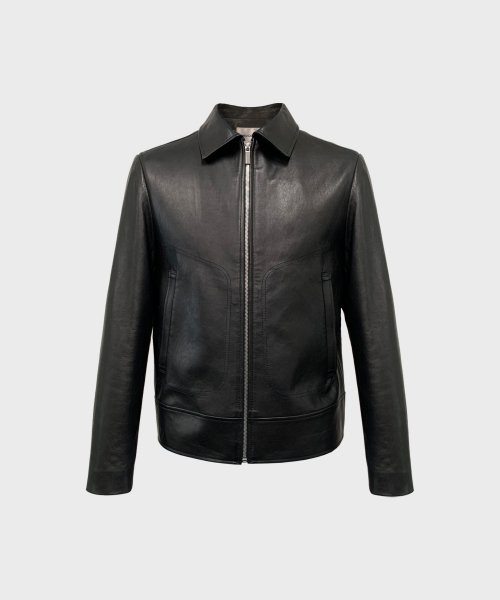 STITCH LEATHER жакет чёрный