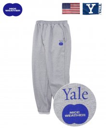 YALE X NICE WEAHTER HANDSOME DAN SWEAT PANTS GRAY