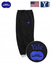 YALE X NICE WEAHTER HANDSOME DAN SWEAT PANTS BLACK