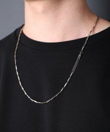 SCB080 Angled chain necklace