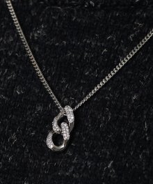 SCB087 Cubic chain pendant necklace
