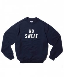 No Sweat Heavy Weight Sweat Shirt Navy