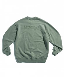 ESP Logo Heavy Weight Sweat Shirt Olive