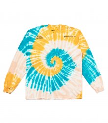 RODEO DIVISION TIE DYE LS TEE GOLD