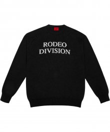 RODEO DIVISION CREW KNIT BLACK