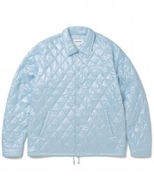 Quilted Coach Jacket Sky Blue