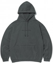 L-Logo Hooded Sweatshirt Charcoal