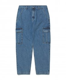 Denim Cargo Pant Light Blue