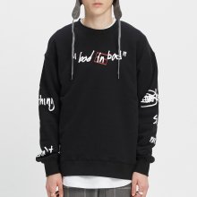 SCRIBBLE LOGO SWEATSHIRT_BLACK