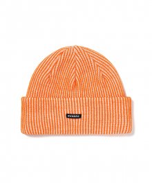 STRIPED BEANIE (ORANGE)