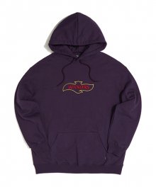 QUILTIED  HOODIE (PURPLE)