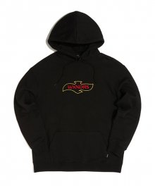 QUILTIED  HOODIE (BLACK)