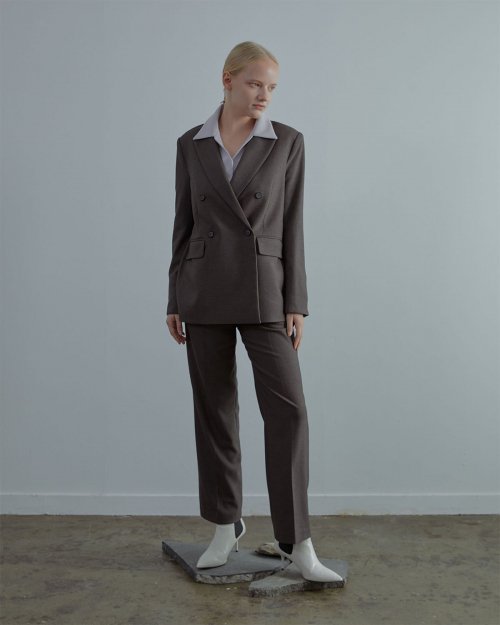 Широкие брюки Vanessa - Khaki Brown