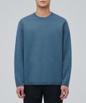 MINIMAL CREWNECK SWEATER [DUSTY BLUE]