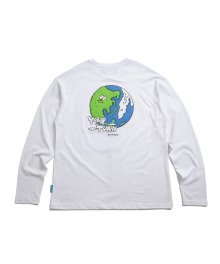 [EZwithPIECE] EARTH LS (WHITE)
