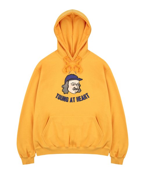 라디네오(RADINEO) Young at heart hoodie mustard - 65,000 | 무신사