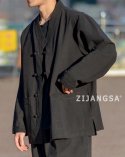 지장사(ZIJANGSA) [24005]남여공용 봄 가을 로브 자켓 한복 선염 무명 17수 브이넥
