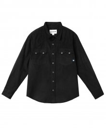 Y.E.S Suade Shirts Black