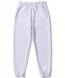 LOGO SWEATPANTS (WHITE GREY)